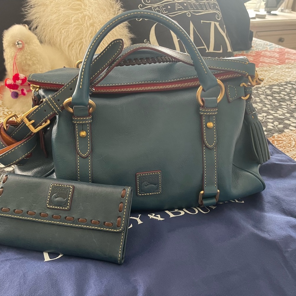 Dooney & Bourke bag & matching wallet.